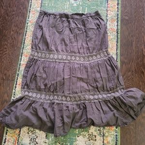 My Obsession Brown Skirt Large